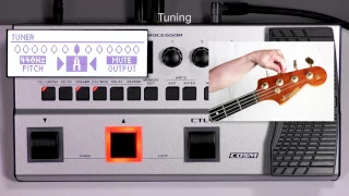 GT-1B Quick Start chapter2 :Tuning the Bass Guitar