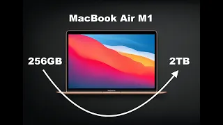 MacBook Air M1 (A2337) SSD Upgrade 256GB to  2TB