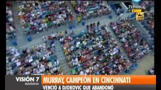 Visión Siete: Murray, campeón en Cincinnati