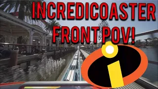 *NEW* Incredicoaster Front Seat POV 60FPS at Pixar Pier: Disney California Adventure