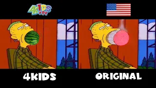 4kids Censorship in The Simpsons Part 5