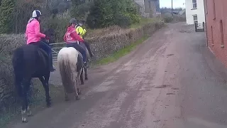 An example of inconsiderate horse riders (Kennford)