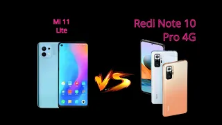 Mi 11 Lite vs. Redmi Note 10 Pro | Difference | Full Specification