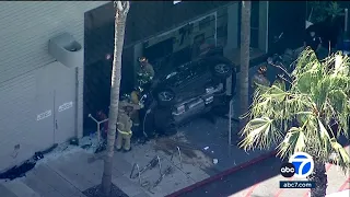 Car crashes into store at Westfield Culver City