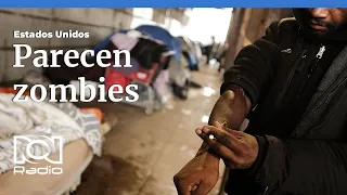 Video muestra a drogadictos como zombis en las calles de Estados Unidos