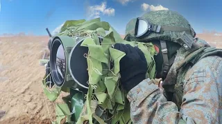 Detection of Ukrainian troops by the Ironia-M complex of Russia