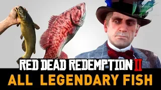 Red Dead Redemption 2 All Legendary Fish (A Fisher of Fish)