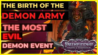 PATHFINDER: WOTR - The most EVIL DEMON Path Event! The Birth of the TRUE Demon Army