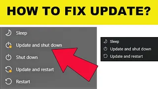 How To Remove - Update And Shutdown - How To Remove Update And Restart Option in Windows 10, 11