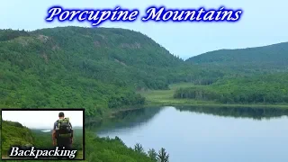 Backpacking the Porcupine Mountains in Michigan & Hammock Camping on Lake Superior