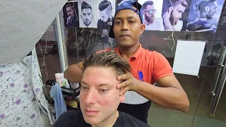 💈Just Make Me Into a HANDSOME BANGLADESHI MAN! Bukit Bintang, Kuala Lumpur 🇲🇾 (ASMR head massage)