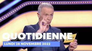 Emission Quotidienne du Lundi 28 novembre 2022 - Questions pour un Champion