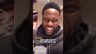 Kevin Hart roasts The Rock on IG live