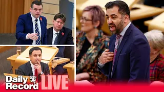 FMQs LIVE - Humza Yousaf faces First Minister's questions in the Scottish parliament