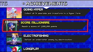 Best Guide - Sonic 3 A.I.R/How to get the Millionaire Score&Old-Fashioned Life Insurance achievement