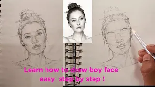 Unlock the secret of loomis method//how to start a face practice with me!!