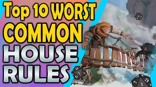 Top 10 Worst Common House Rules