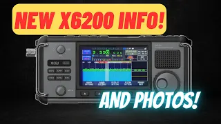 NEW Xiegu X6200 Info - 20W Wireless FT8 Operation and built in Rails?
