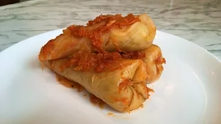 Постные Голубцы с Рисом (Очень Вкусно) / Cabbage Rolls / Пошаговый Рецепт на Великий Пост