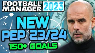 PEP's New 3-2-4-1 for the 23/24 Season on Football Manager 2023!