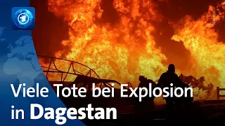 Russische Kaukasusrepublik: Viele Tote bei Tankstellen-Explosion