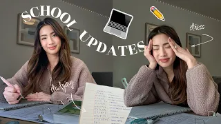 Life unfiltered | first month back to school, study vlog