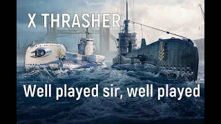 World of Warships - Thrasher Replay,  well played sir, well played
