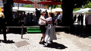 Traditional Bavarian Dance, Munich, Germany