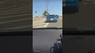 Shelby GT500 merge onto highway going 105MPH😱