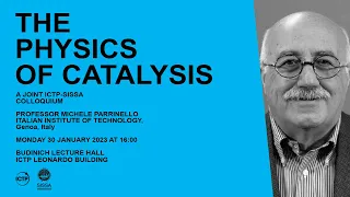 The Physics of Catalysis - Joint ICTP-SISSA Colloquium