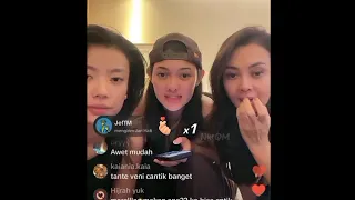 YUMI MARELLA TANTE VENNY ‼️ just.yumi live tiktok singapore 28/11/2023