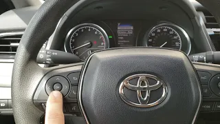 How to reset a maintenance light on a 2018 Toyota camry