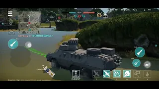 War Thunder Mobile - Olifant Mk.2 & Ratel ZT3A2 (Chieftain Mk.10 Platoon) Gameplay