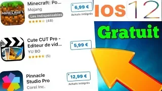 Comment avoir les applications payantes de l'APPSTORE GRATUITEMENT