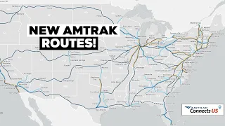 NEW Amtrak Train Routes | The Best and Worst of the Amtrak Route Map