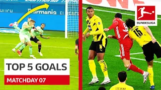 Top 5 Goals - Lewandowski, Angelino, Lazaro & Co | Matchday 7 - 2020/21