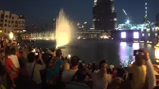 Singing Fountain Dubai Whitney Houston / Поющий фонтан Дубай