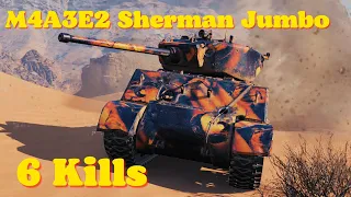 World of tanks M4A3E2 Sherman Jumbo - 2,9 K Damage 6 Kills, wot replays