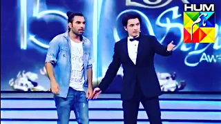 Ali Zafar And Yassir Hussain Comedy  With Javed Sheikh and Mahira Khan in lux Awards 2019.