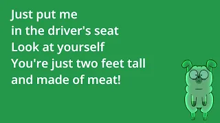 "Driver's seat" - lyrics -  Pugsley's song from Dead End Paranormal Park