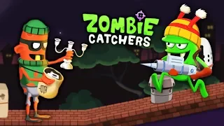 НОВЫЙ ЗОМБИ ВОРИШКА Детский летсплей по мульт игре про ОХОТНИКОВ НА ЗОМБИ Zombie Catchers