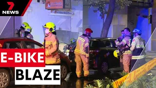 Firefighters issue another warning of dangers of lithium ion batteries | 7 News Australia