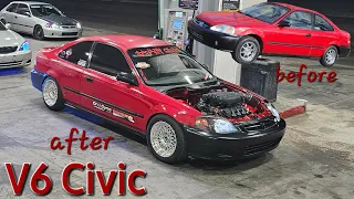 Building a J Swap Civic in 10 min | SAVAGE Transformation