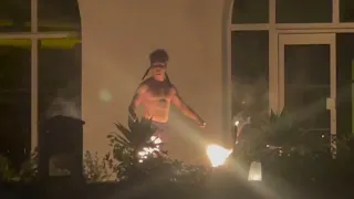 Fire and Acrobat Show - Iberostar Kantaoui Bay - March 2024