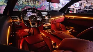 Контурная подсветка салона - Mercedes-Benz E 212 Coupe в SmokeStudio.