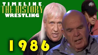 TIMELINE Wrestling | 1986 | The Rock n Roll Express (WCW) & George "The Animal" Steele