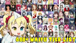 Live: 800+ Waifu Tier List!