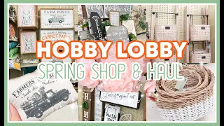 *NEW* ULTIMATE HOBBY LOBBY SPRING SHOP WITH ME & DECOR HAUL 2021