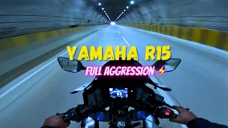 Full Aggression - Yamaha R15M🔥⚡️ | Gopro Hero10