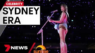 Taylor Swift shines through storm at Sydney show | 7 News Australia